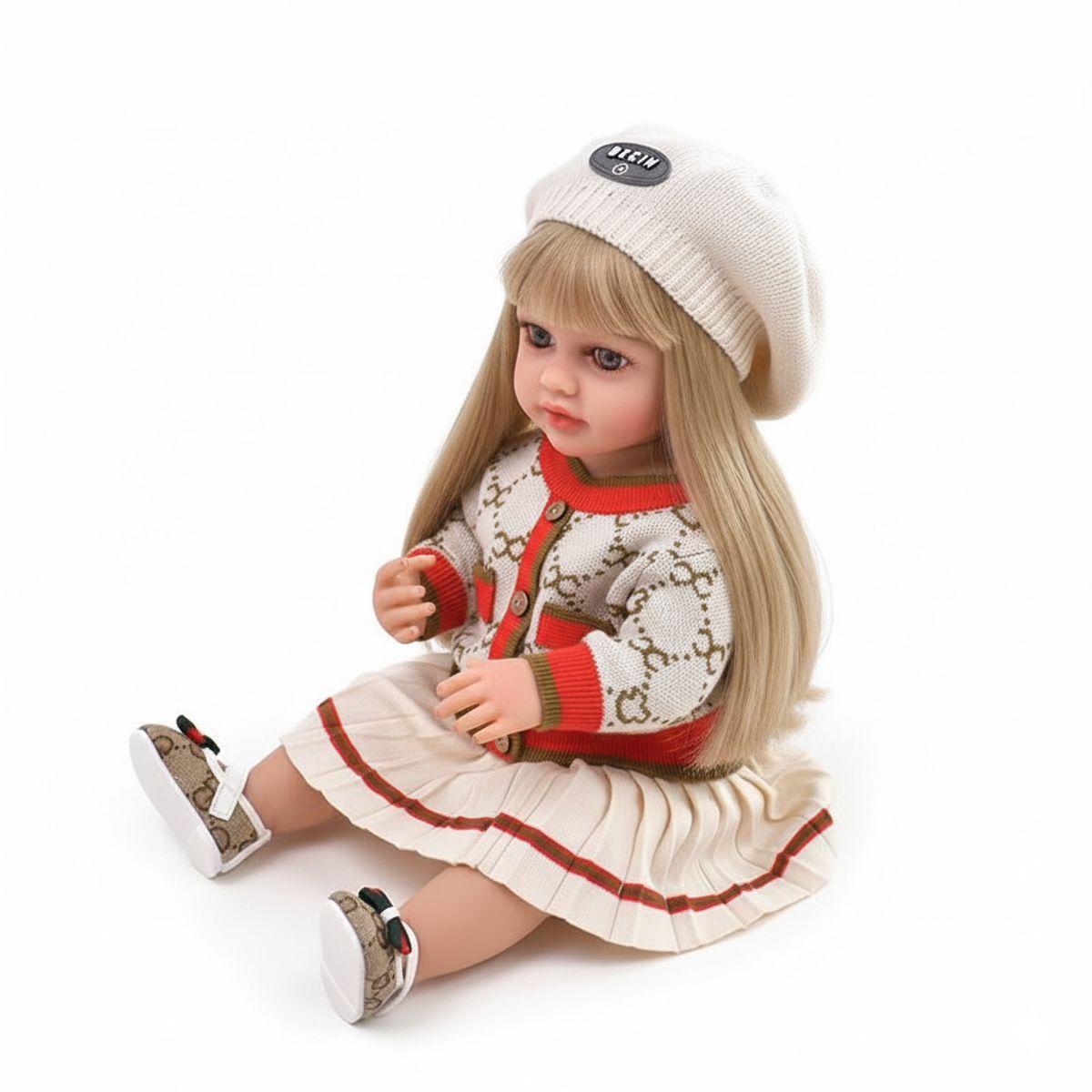 GENERICO - Muñeca Reborn Realista Silicona Completa 55cms Con Sonidos