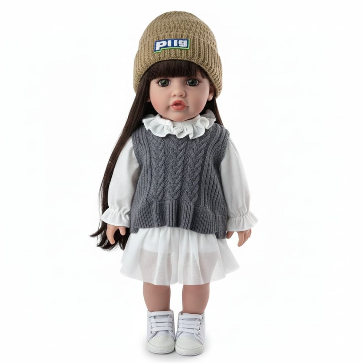 GENERICO - Muñeca Reborn Realista Silicona Completa 55cms Con Sonidos