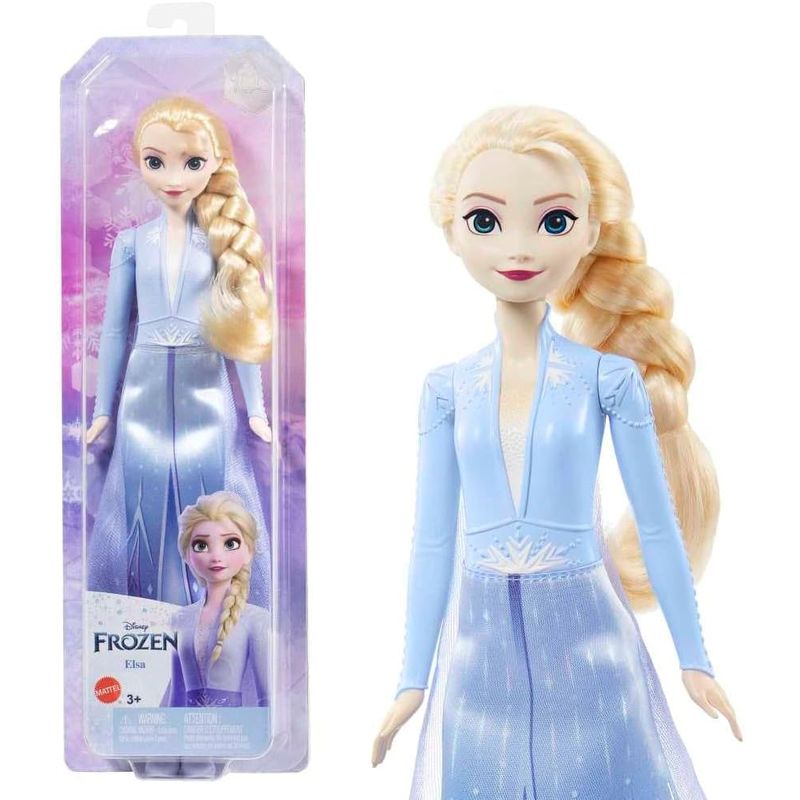 MATTEL - Muñeca Elsa Frozen Mattel Moda y Accesorios Inspirada en Disney