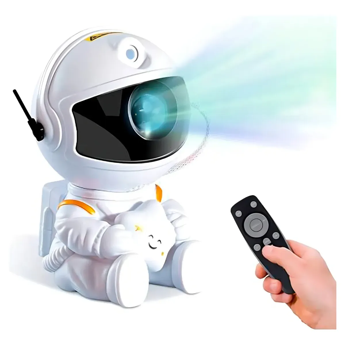 OEM - Proyector Astronauta Galaxia Aurora Nebulosa Luz Led Estructura Blanco