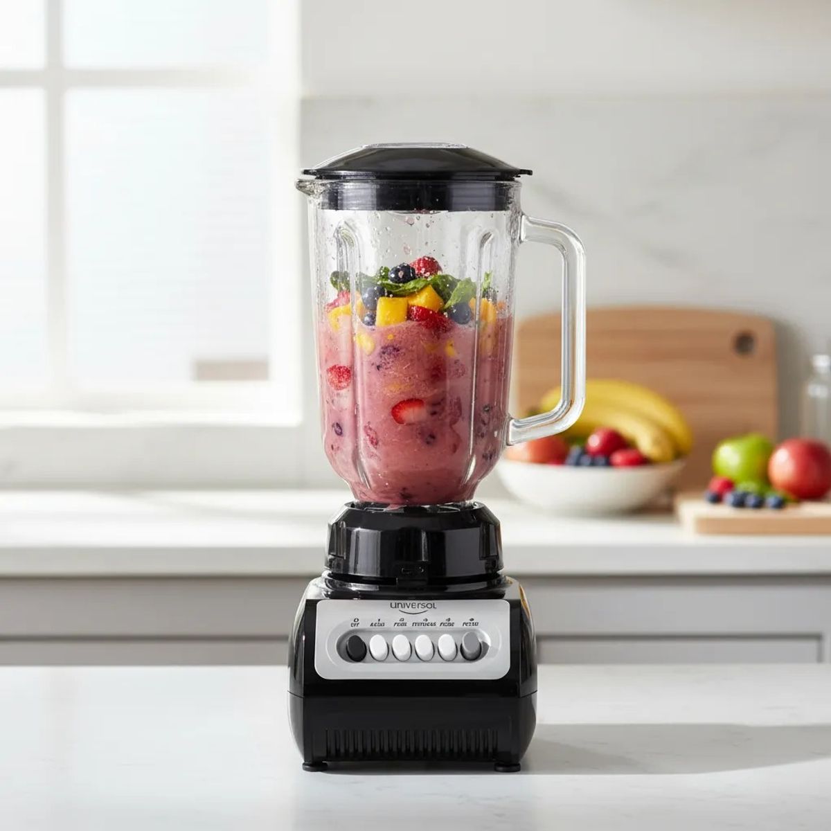 UNIVERSAL - Licuadora Vaso En Vidrio 4 Velocidades Universal