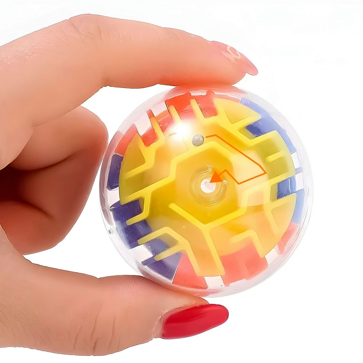 GENERICO - Cubo Bola Esfera Laberinto Mágico Juego Didáctico Ingenio