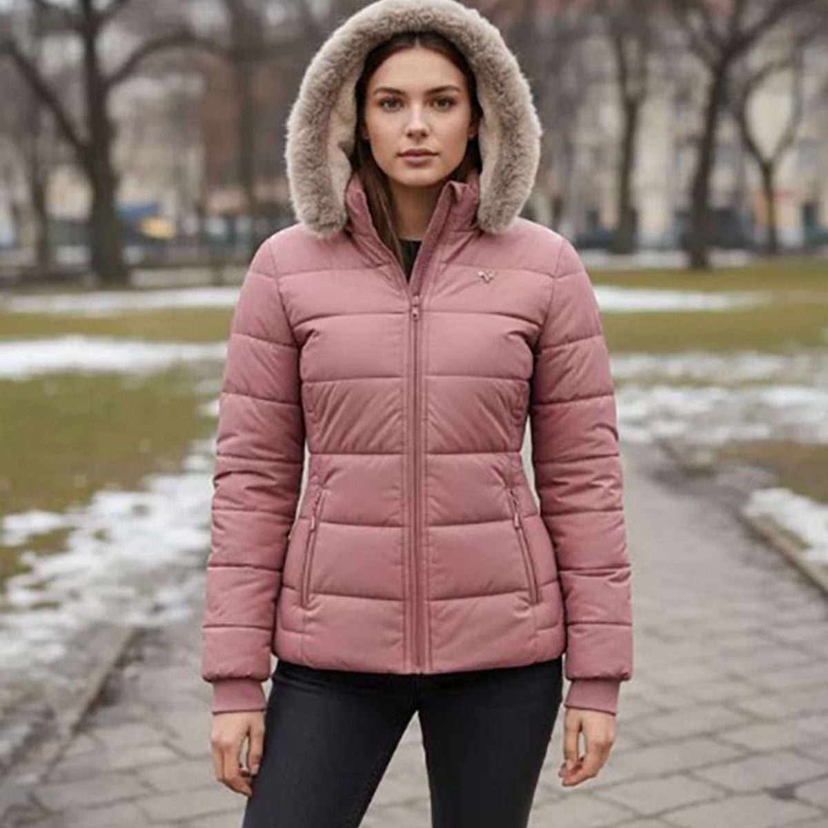 MODA EN CIRCUITO - Chaqueta Impermeable Semi-Gaban para Mujer