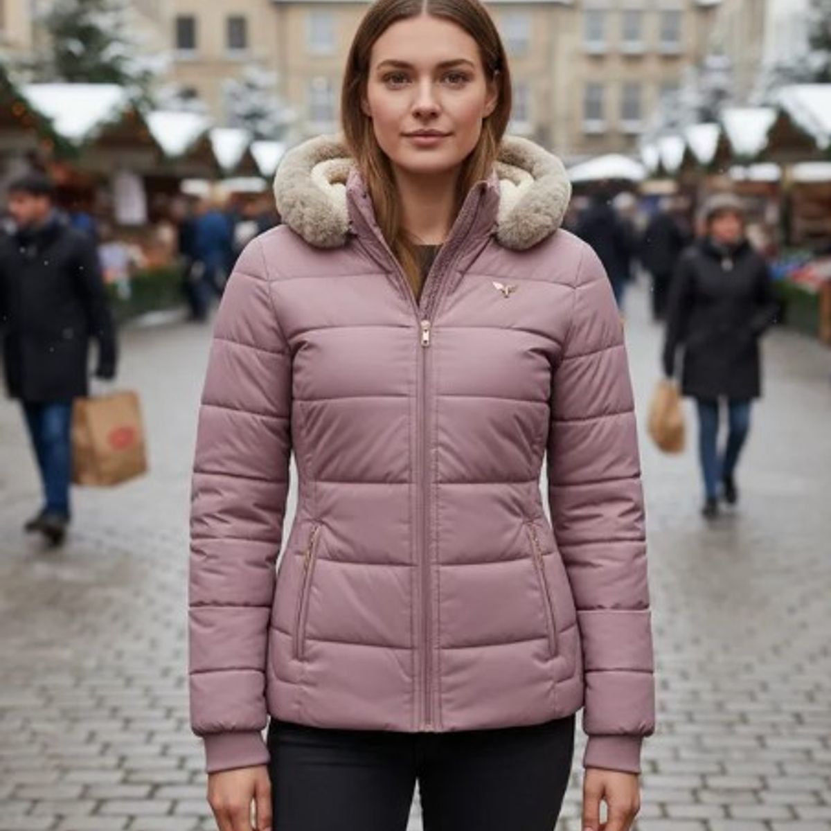 MODA EN CIRCUITO - Chaqueta Impermeable Semi-Gaban para Mujer