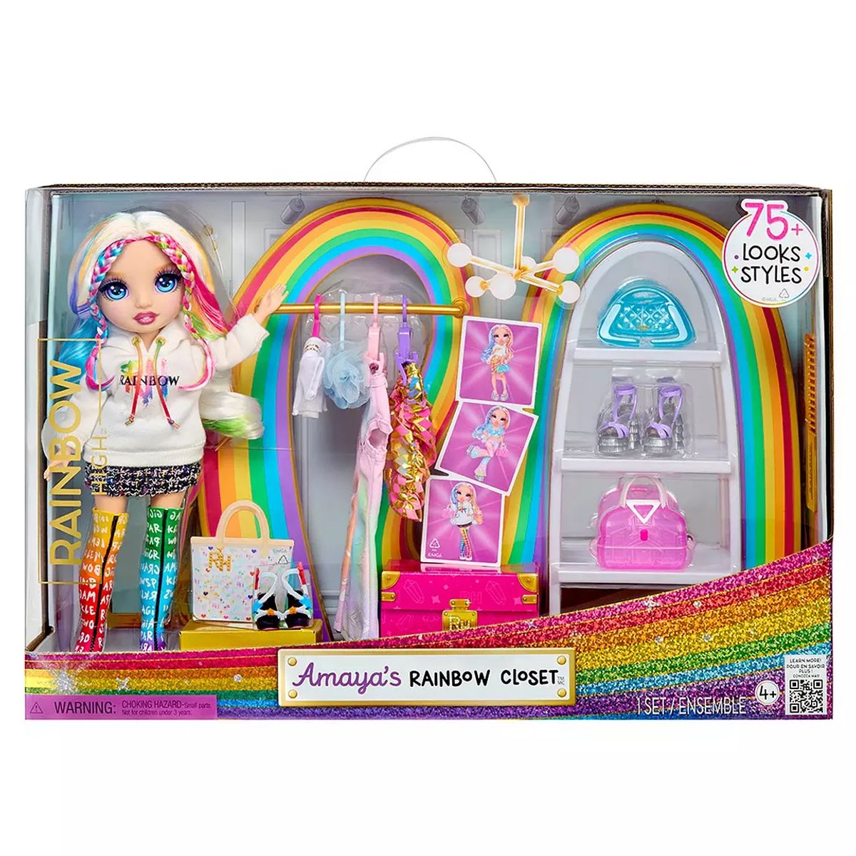 RAINBOW HIGH - Muñeca Rainbow high Amaya Closet Playset