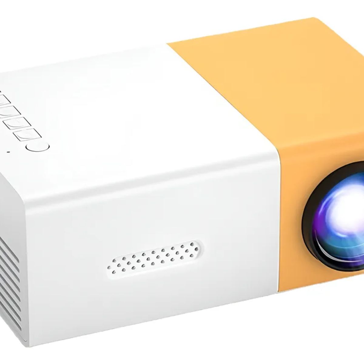 OEM - Mini proyector LED portátil Bluemos 1080p Yg300 Hdmi color amarillo