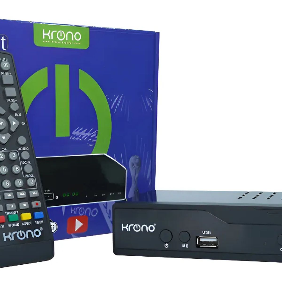 KRONO - Decodificador Receptor de television TDT Krono Kr358 señal digital