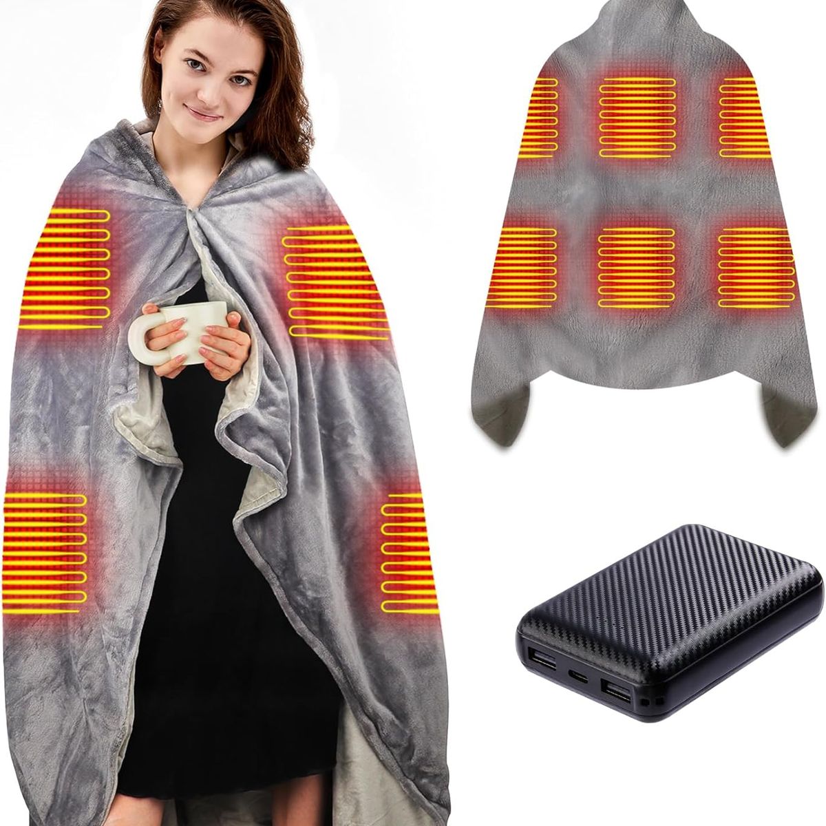 GENERICO - Manta de calor electrica cobija