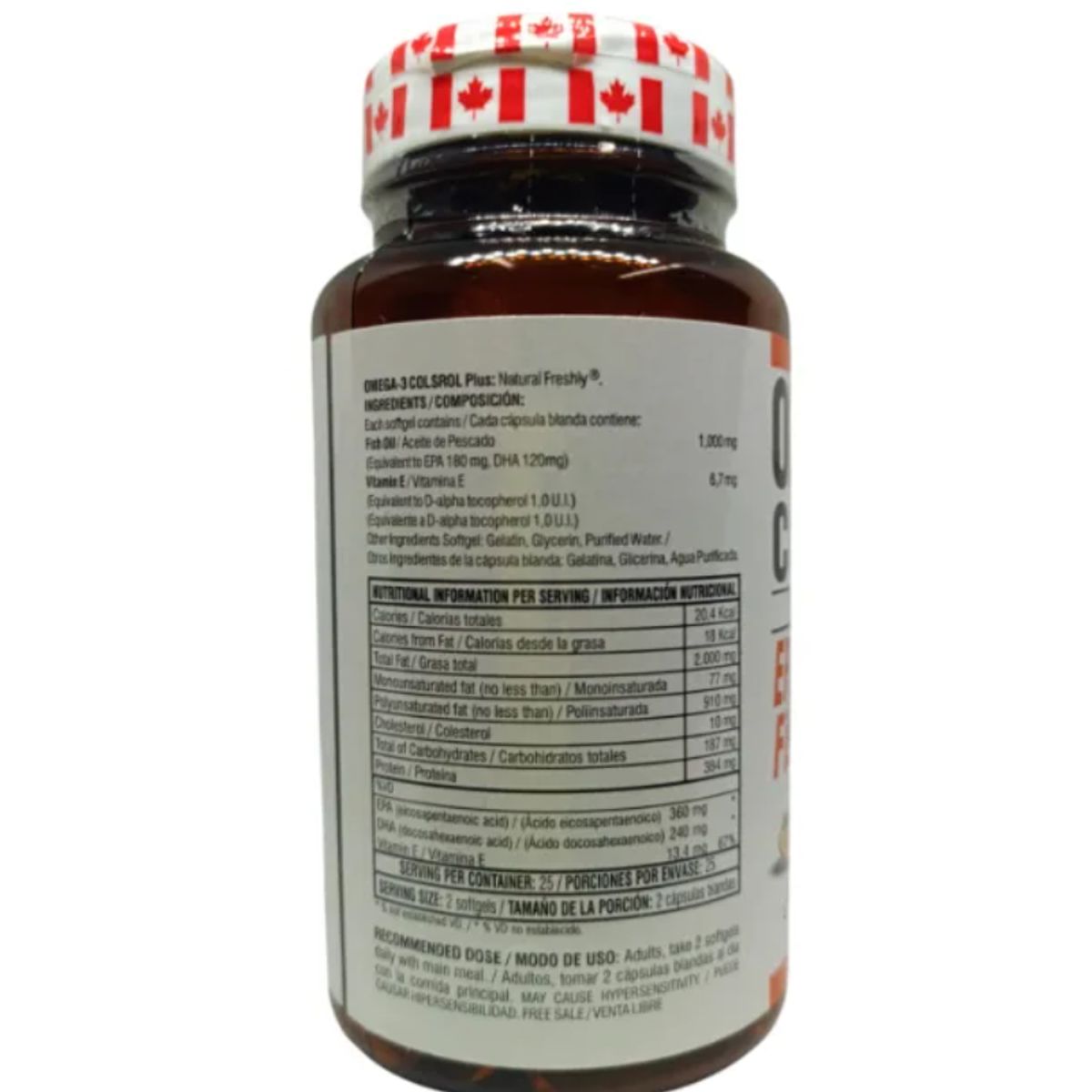 NATURAL FRESHLY - ALIMENTO CON OMEGA 3 + VITAMINAS DEL COMPLEJO B X 50 SOFTGELS.