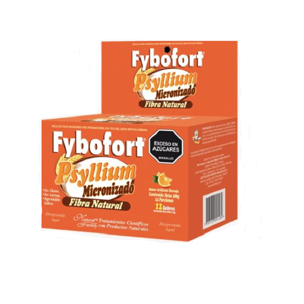 NATURAL FRESHLY - SUPLEMENTO CON PYSILLIUM / CAJA X 12 SOBRES / FYBOFORT PYSILLIUM