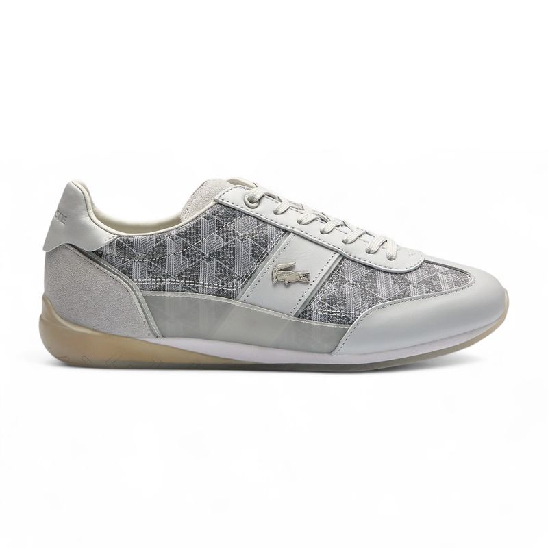 LACOSTE - Zapatilla Hombre Lacoste Angular A0003 Gris Plata