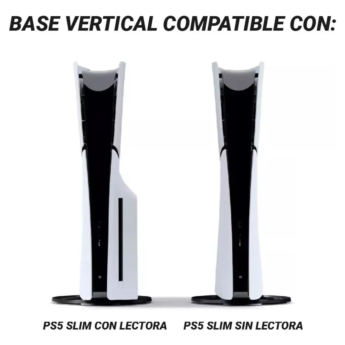 GENERICO - Soporte Para Ps5 Slim Base Vertical Negro