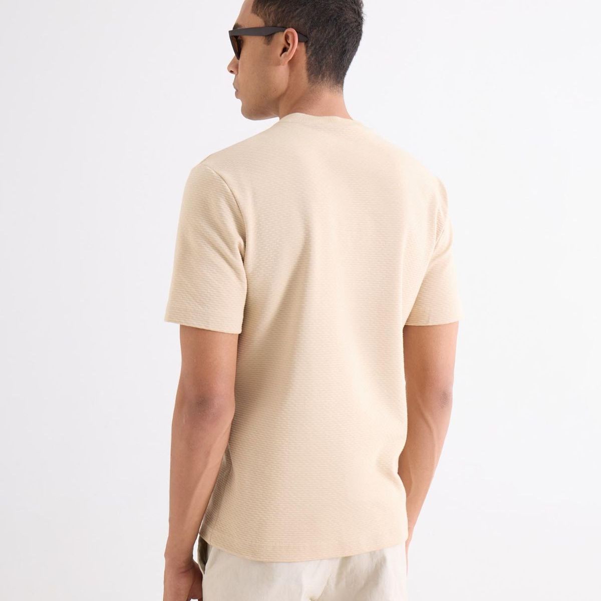 SEVEN SEVEN - Camisa Resort Rustica  Para Hombre Camel Seven Seven