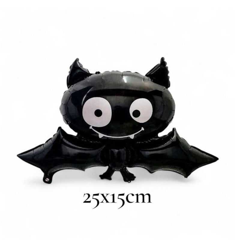 GENERICO - Globo Metalizado Murciélago 25x15 cm Decoración Halloween