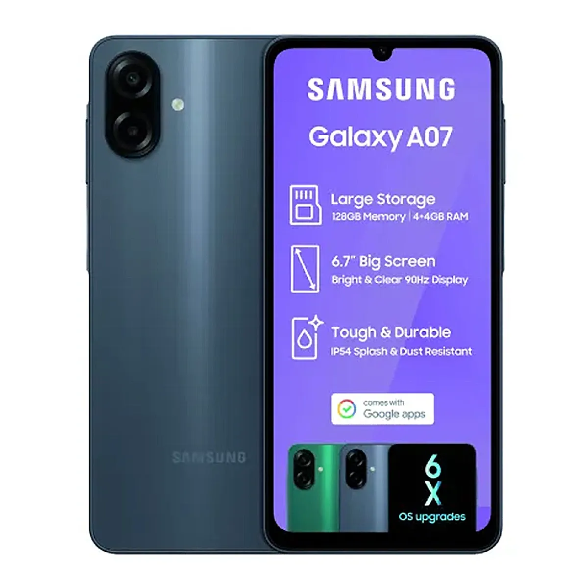 SAMSUNG - Celular Samsung A07 128GB 4GB Negro