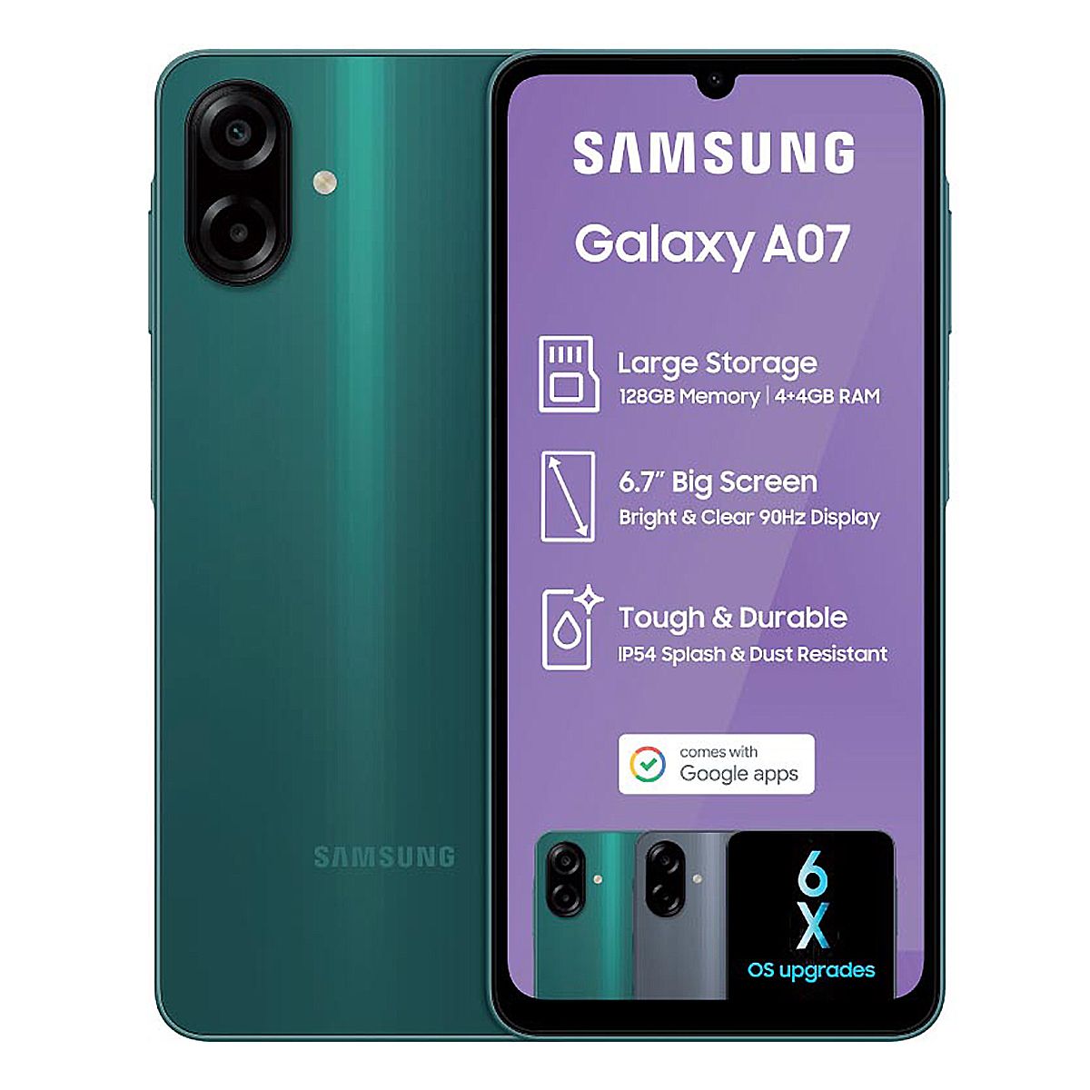 SAMSUNG - Celular Samsung A07 128GB 4GB Verde