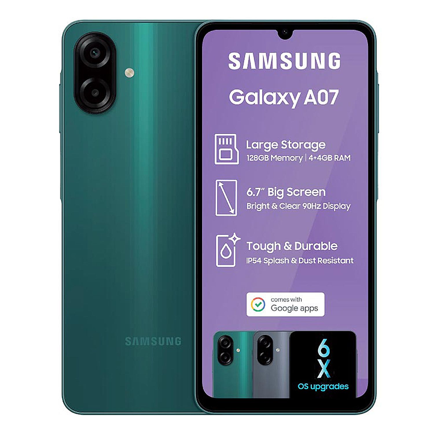 Celular Samsung A07 128GB 4GB Verde SAMSUNG | Falabella Colombia