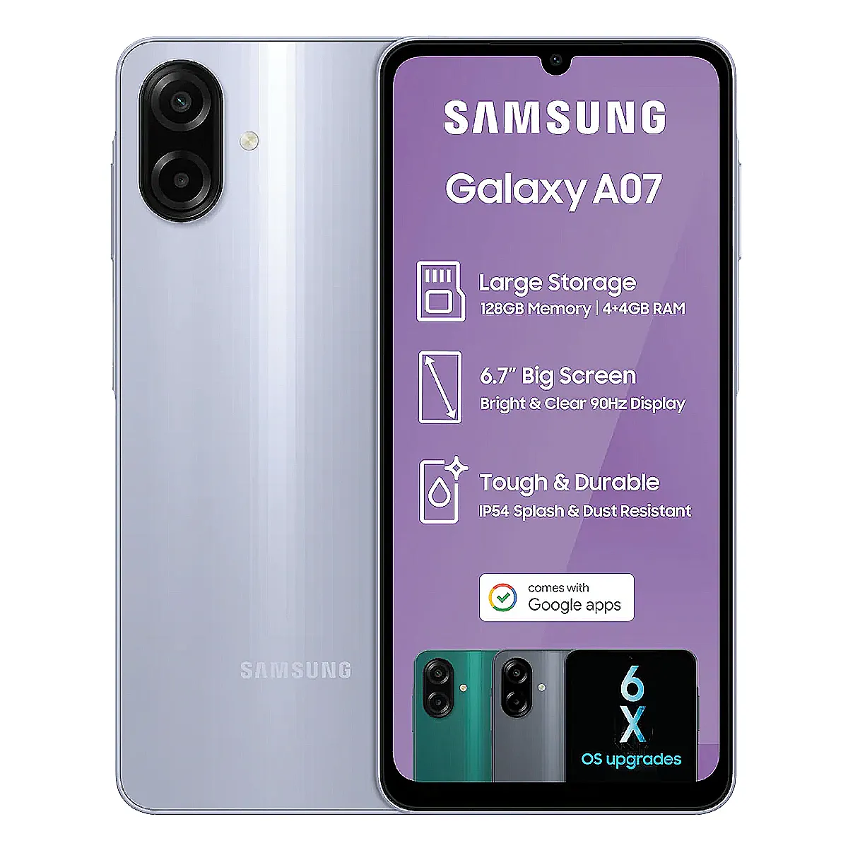 SAMSUNG - Celular Samsung A07 128GB 4GB Lila