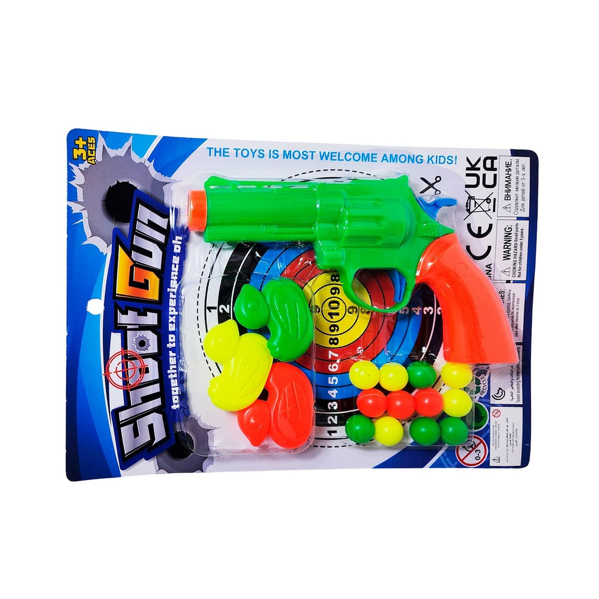 GENERICO - Pistola Lanza Pelotas Nerf Shoot Gun Patitos Agilidad