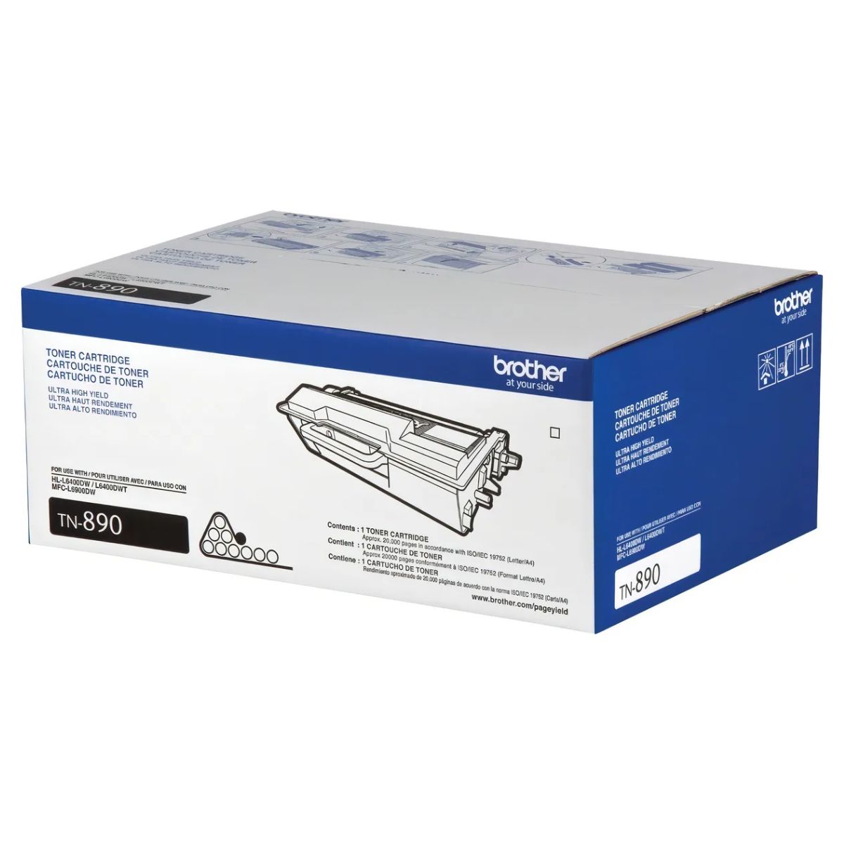 BROTHER - Toner Brother Tn-890 Negro Alto Rendimiento 20000 Páginas