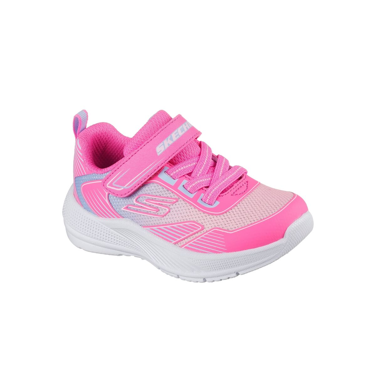 SKECHERS - Tenis Skechers Niña Microspec Advance Velcro Color Rosa