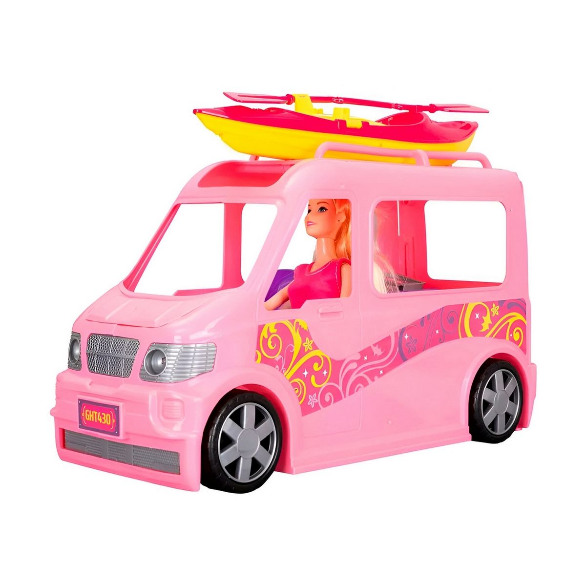 GENERICO - Muñeca Accesorios De Viaje + Carro Juguete Interactivo