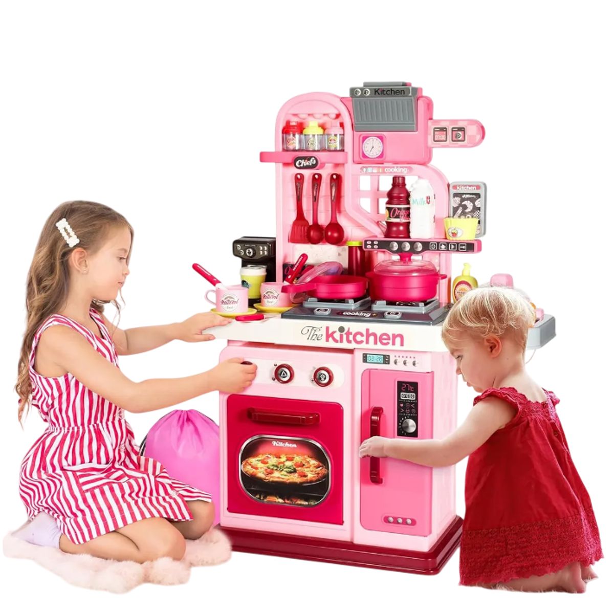 GENERICO - Cocina De Juguete Para Niñas Con luz Y Sonido Variado