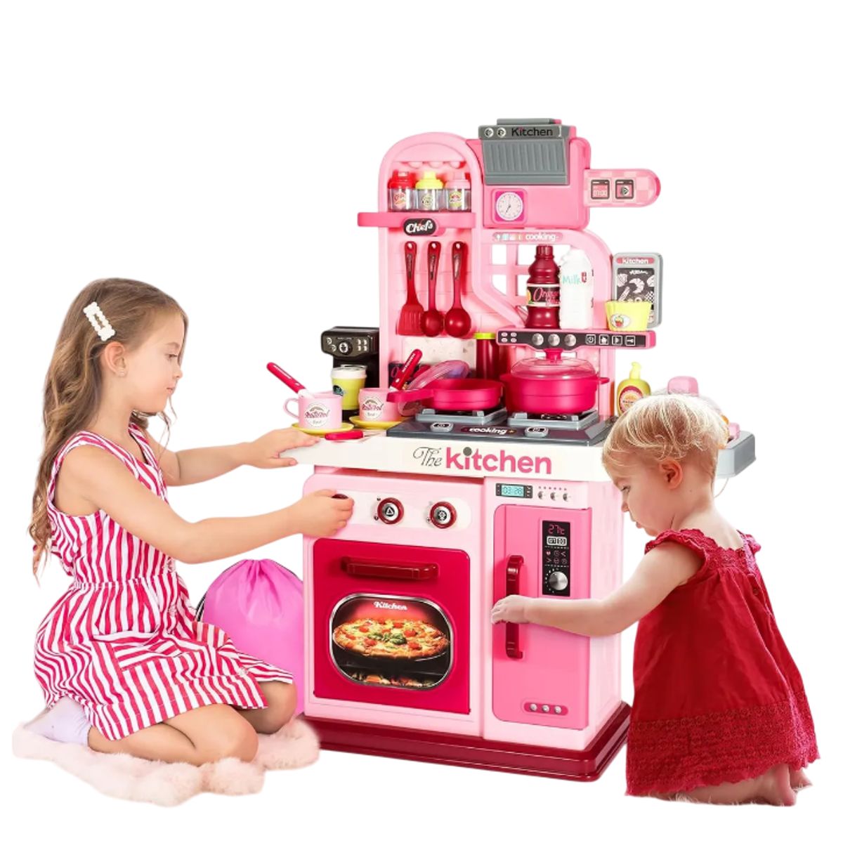 GENERICO - Cocina De Juguete Para Niñas Con luz Y Sonido Variado