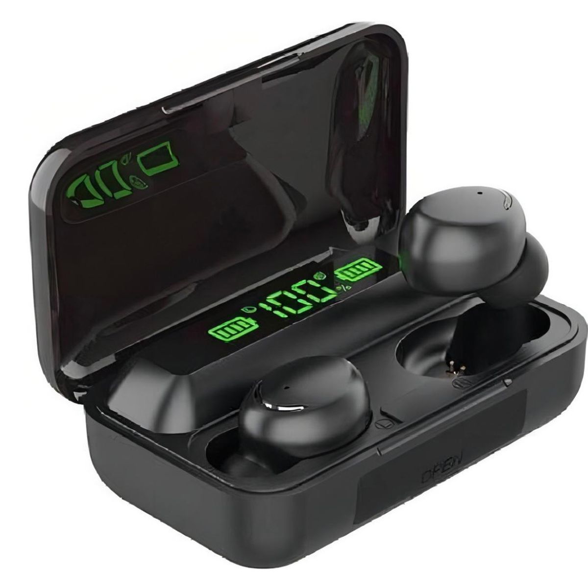 GENERICO - Auriculares Inalámbricos Bluetooth Larga Duración Negro