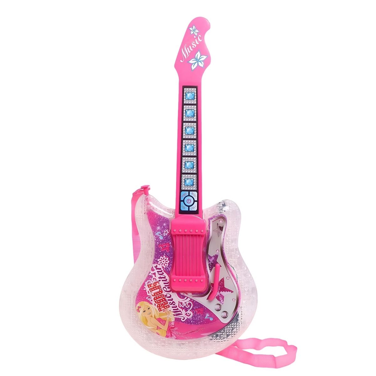 GENERICO - Guitarra De Juguete Con Microfono Juguete Niñas + Baterias