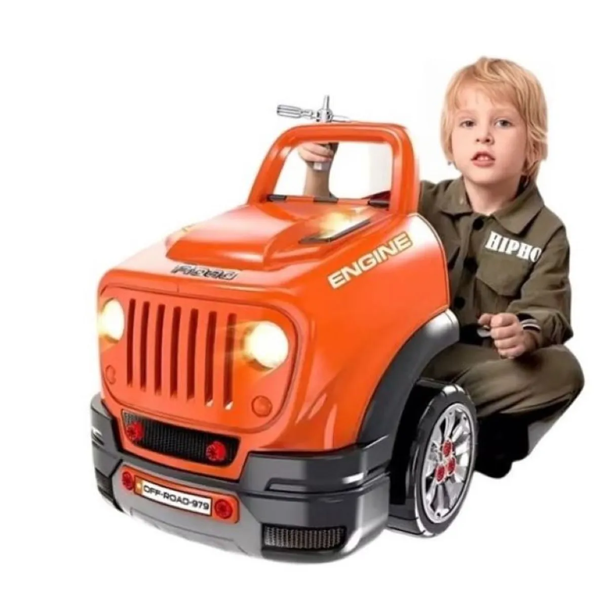 ZHOPI CO - Juguete Set Herramientas Mecanico Taller Camion Luz Sonido