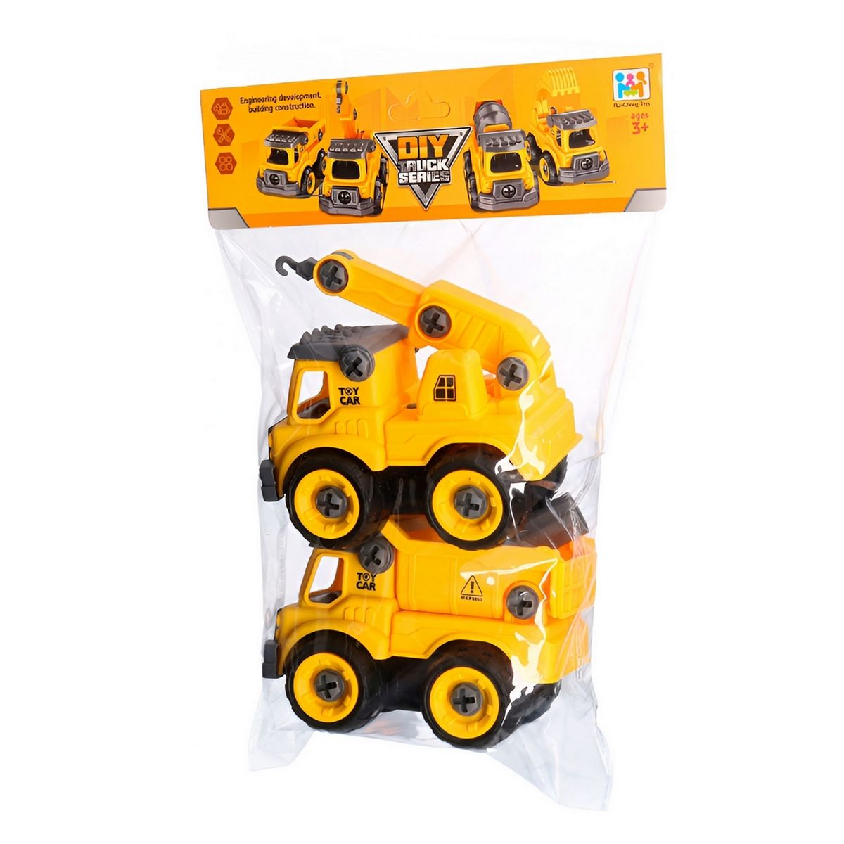 GENERICO - Camion Volqueta Grua Construccion Armable Juguete Niños