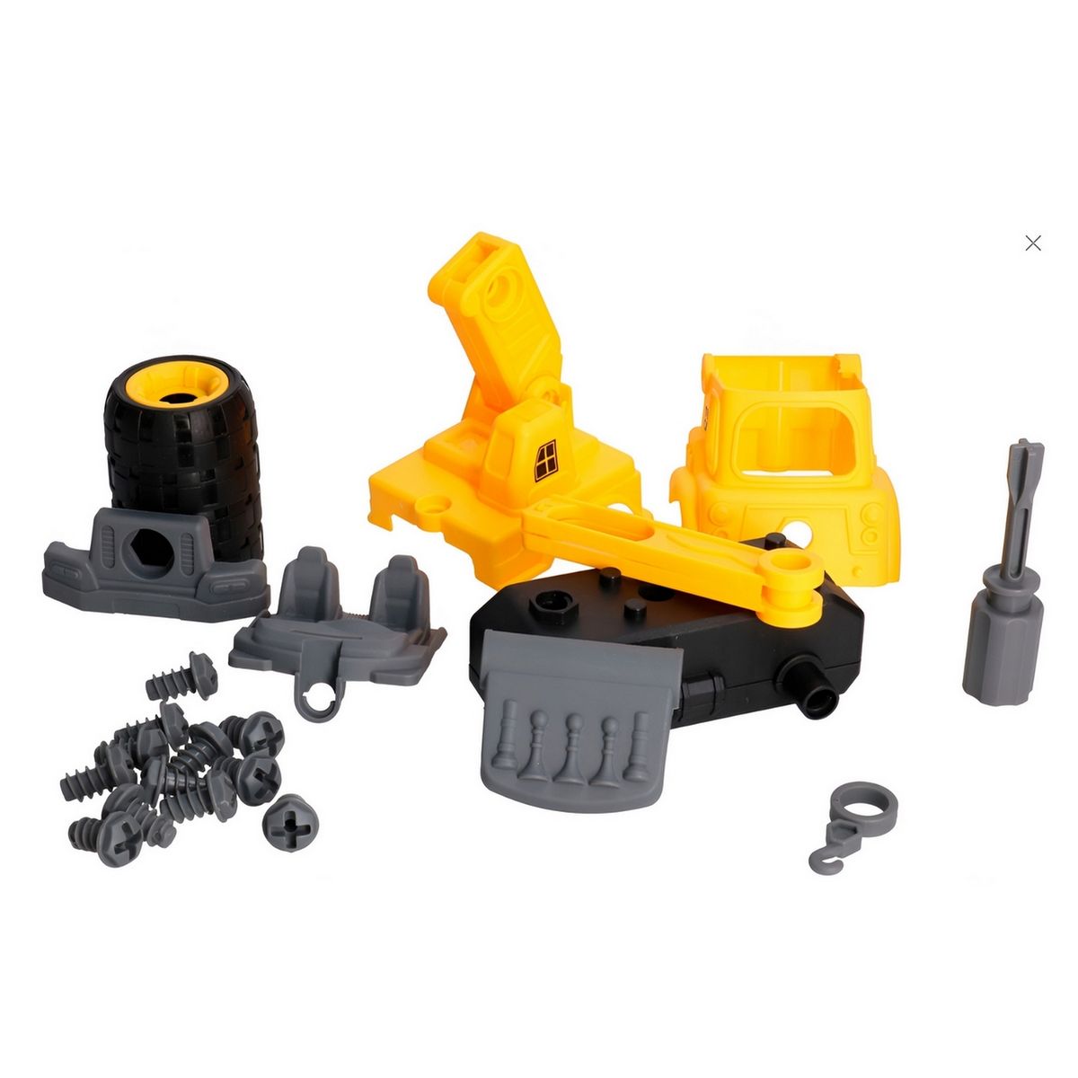 GENERICO - Camion Volqueta Grua Construccion Armable Juguete Niños