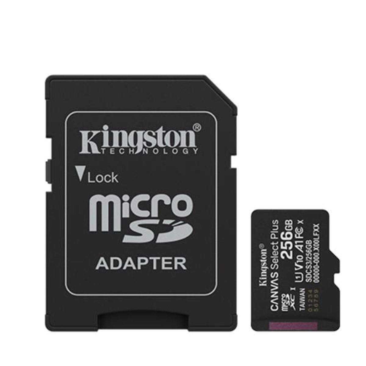 KINGSTON - MEMORIA KINGSTON MICRO SD 256GB 150MBs V10 A1 SDCS3