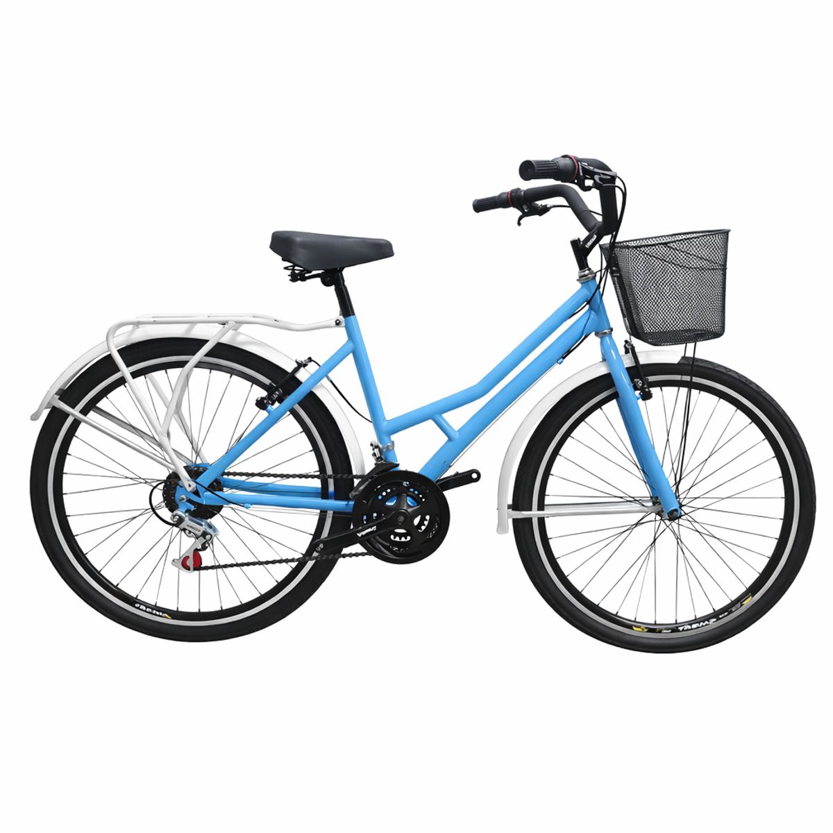 SFORZO - Bicicleta Playera Dama Rin 26 18 Cambios