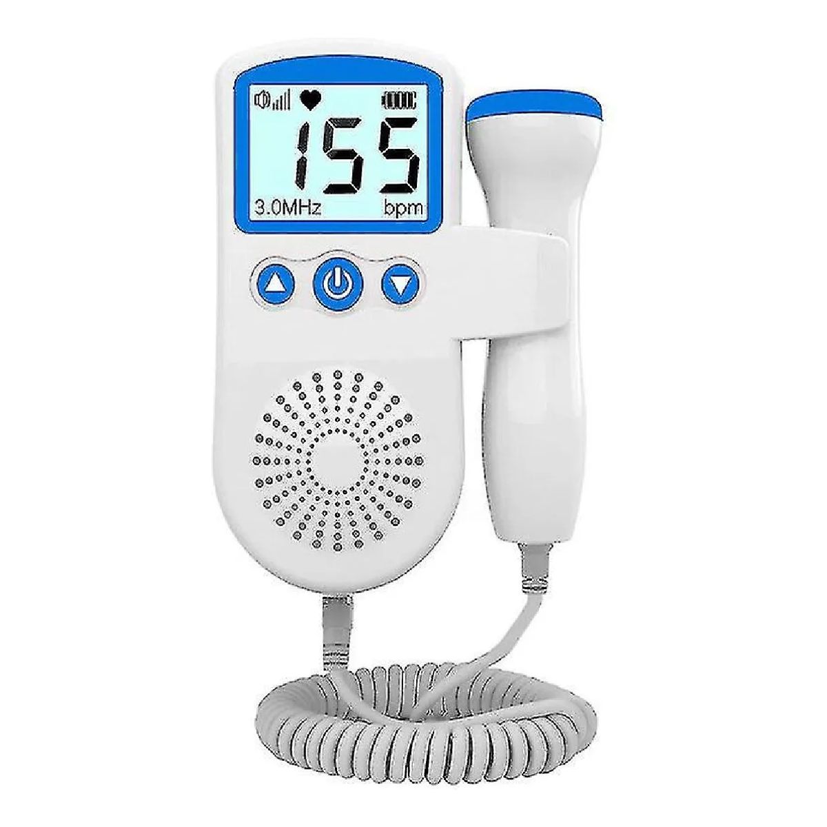 GENERICO - Audífono Cardíaco Bebés Monitor De Sonar Doppler Fetal