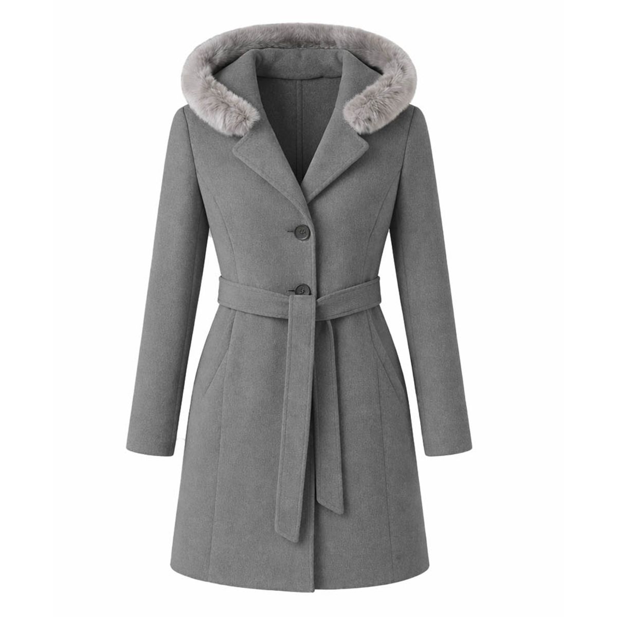 MODA EN CIRCUITO - Chaqueta o Gaban para Mujer en Paño