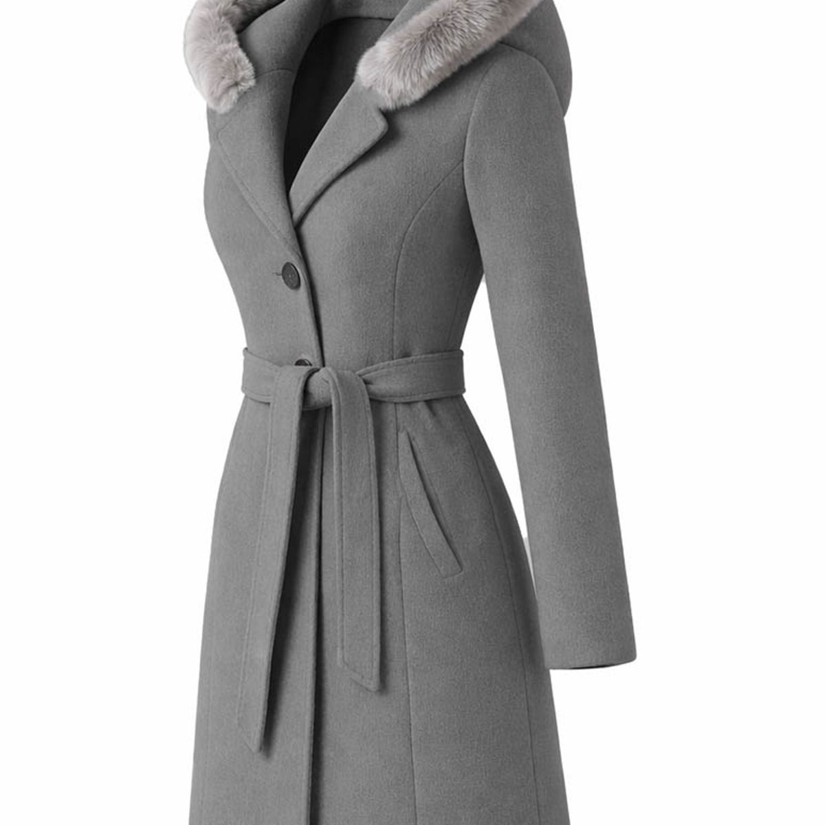 MODA EN CIRCUITO - Chaqueta o Gaban para Mujer en Paño