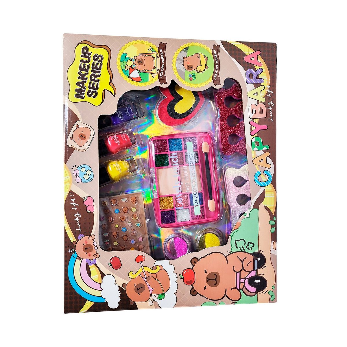 GENERICO - Kit De Manicure Maquillaje Capibara Juguete Niña Interactivo