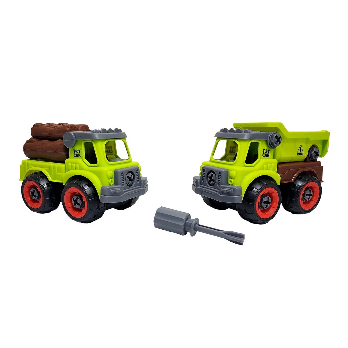 GENERICO - Carro Transporte Juguete Armable Interactivo Didactico X 2un