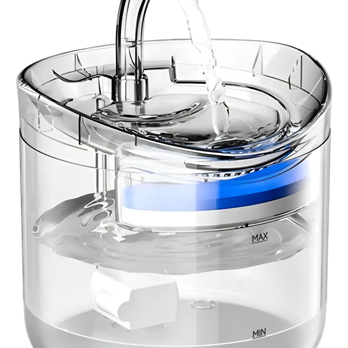 OEM - Fuente De Agua Para Gatos Perros Bebedero Mascotas cascada