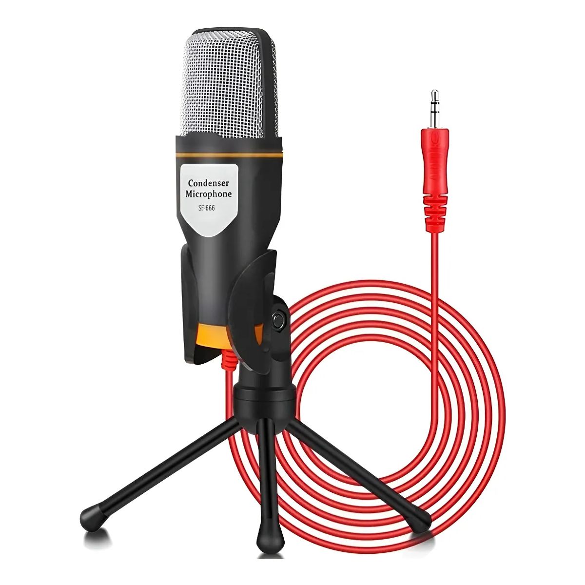 OEM - Micrófono Inalámbrico Solapa tipo Lighting Elimina Ruido Color Negro