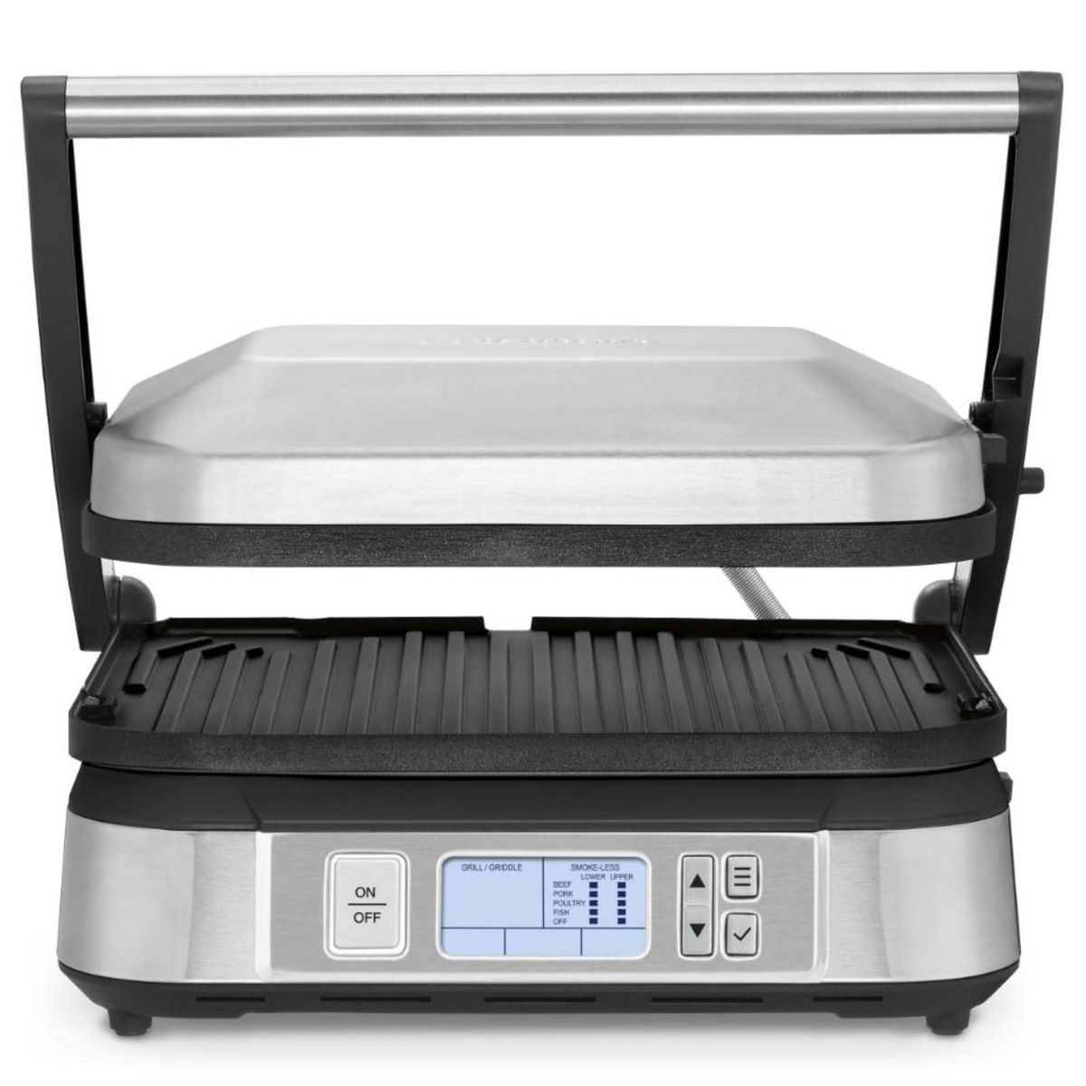 CUISINART - Parrilla Eléctrica Sin humo Cuisinart GR-6SNAS Asador de Apartamento