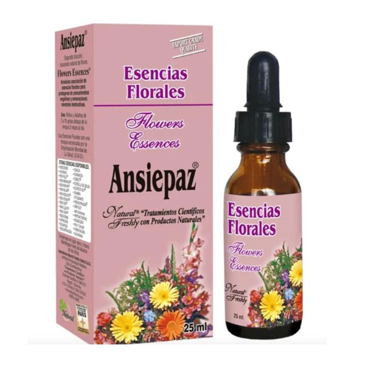 NATURAL FRESHLY - SUPLEMENTO CON VITAMINAS Y MINERALES X 25ML ANSIEPAZ