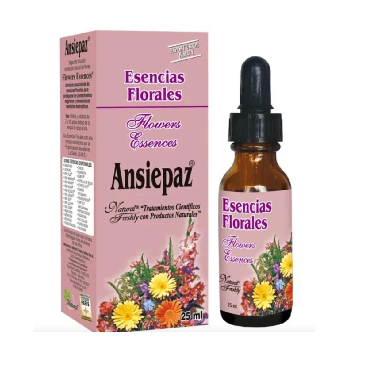 NATURAL FRESHLY - SUPLEMENTO CON VITAMINAS Y MINERALES X 25ML ANSIEPAZ
