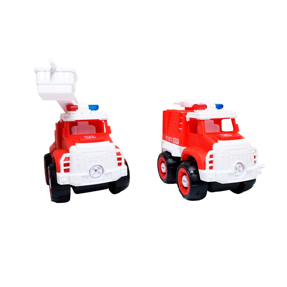 GENERICO - Camion Grua Bomberos Armable Juguete Didactico Interactivo