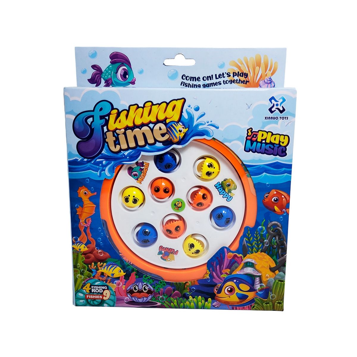 GENERICO - Juego De Pesca Juguete Giratorio Niños Fishing + Bateria