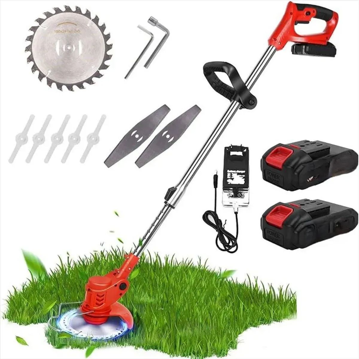 SHEN HUANG - Guadaña Inalámbrica Eléctrica Recargable