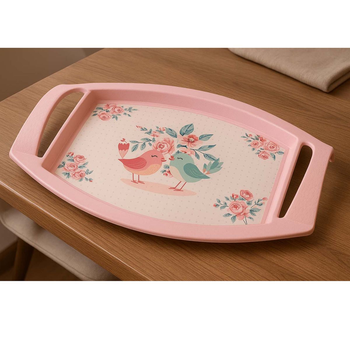 ALUMAR - BANDEJA  RECTANGULAR DECORADA