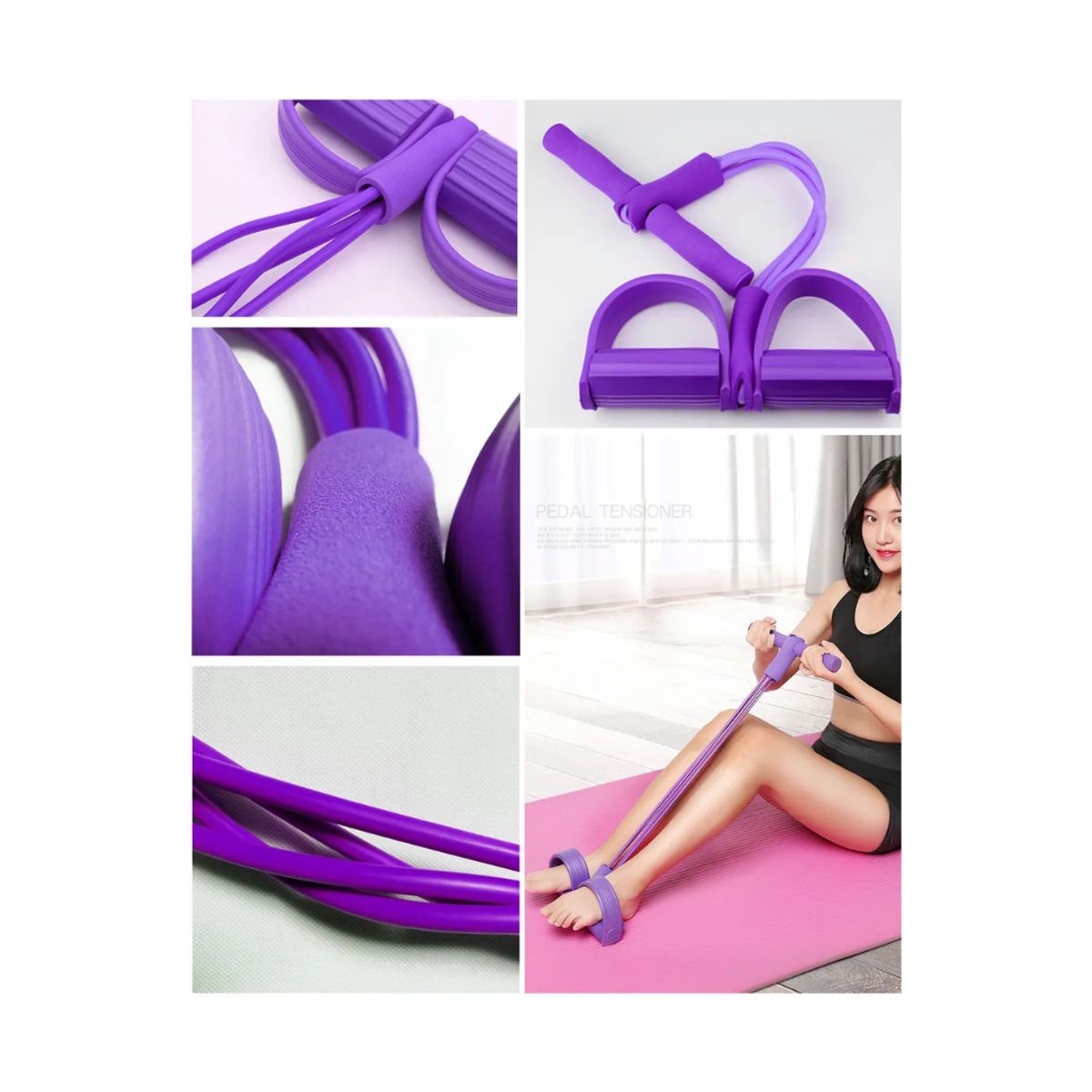 GENERICO - Banda Elástica Resistencia Pedal Ejercicio